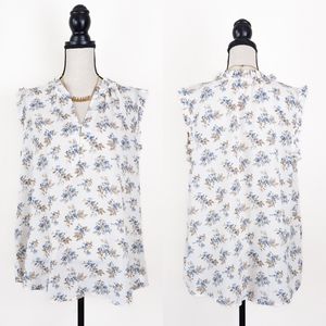 🦋LAST🦋 NWT Perch by Blu Pepper Floral Sleeveless Blouse, Size 3X
